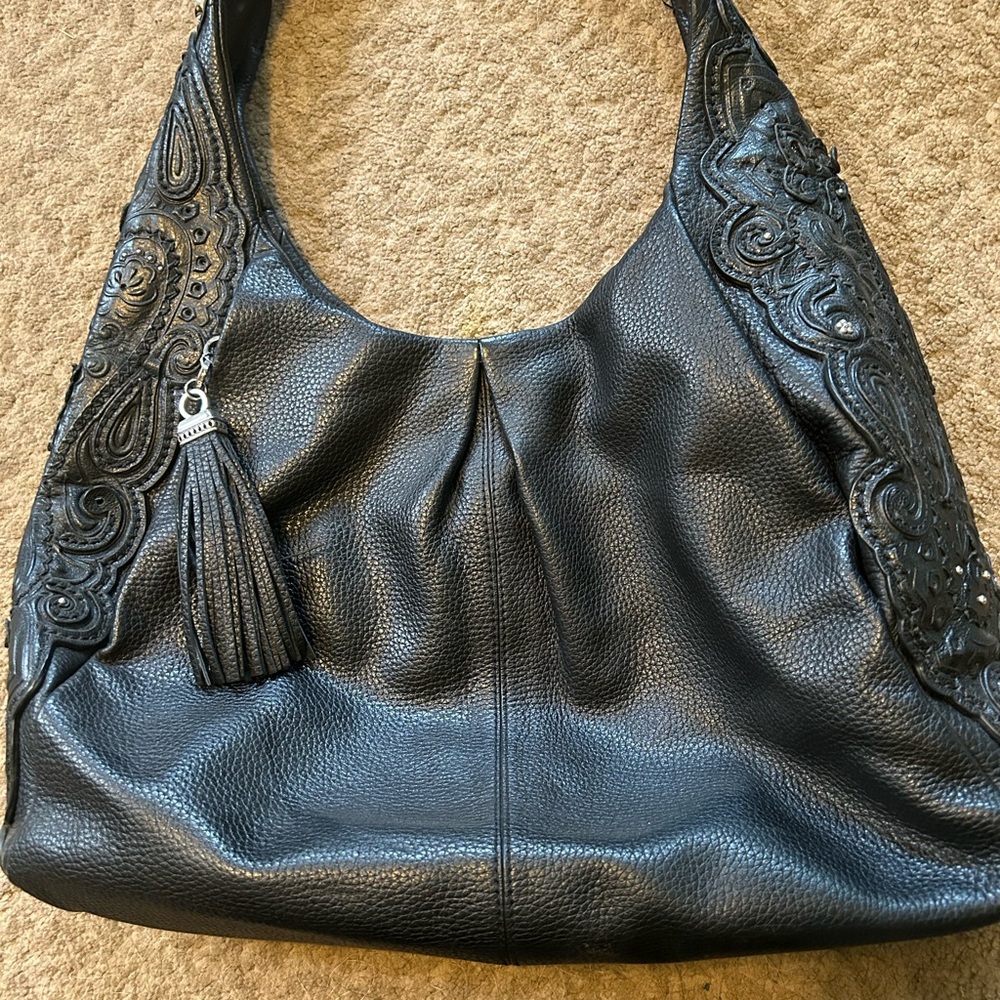 Beautiful studded leather purse